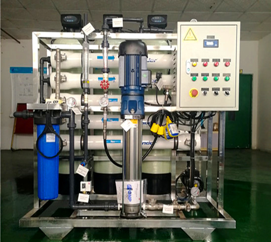 Reverse osmosis water purification system uv